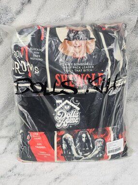 Dolls Kill Home FullQueen Sheet Set Horror Fear Film Vampire SheWolf Cult Dead